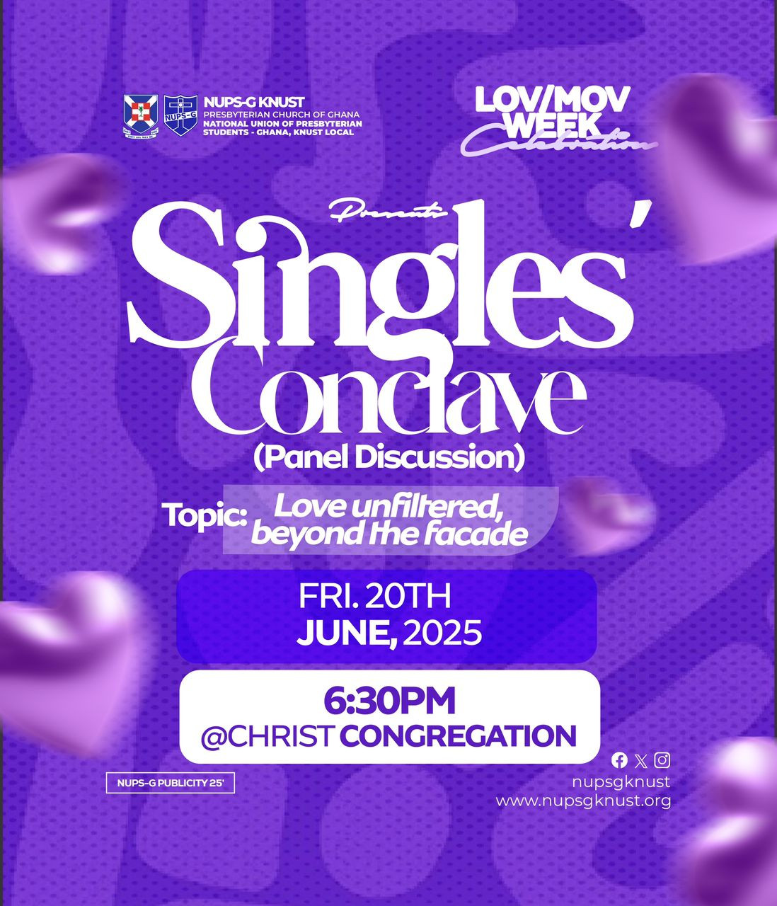 SINGLES CONCLAVE-'25